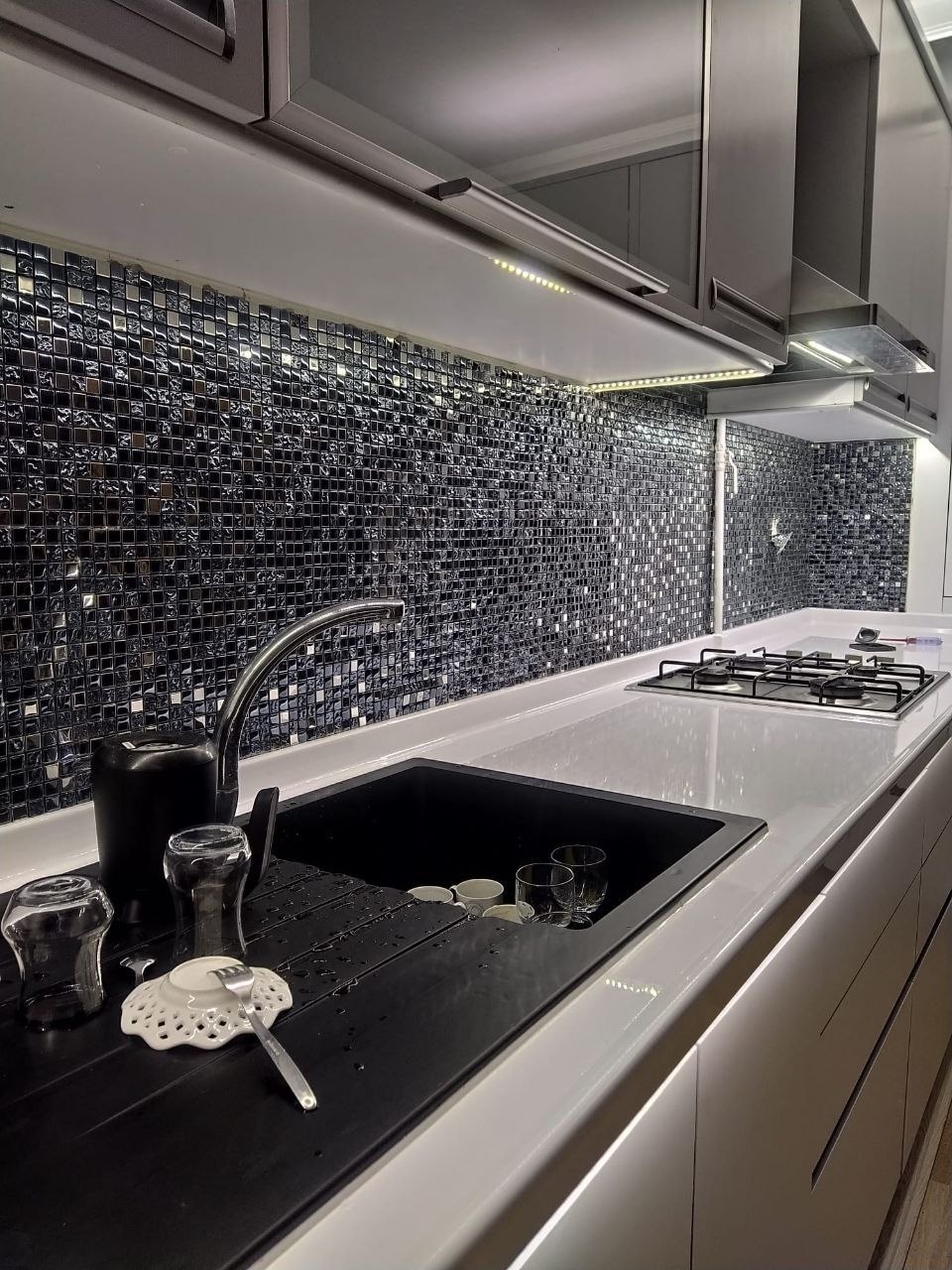 nokta granit eviye siyah 86x50