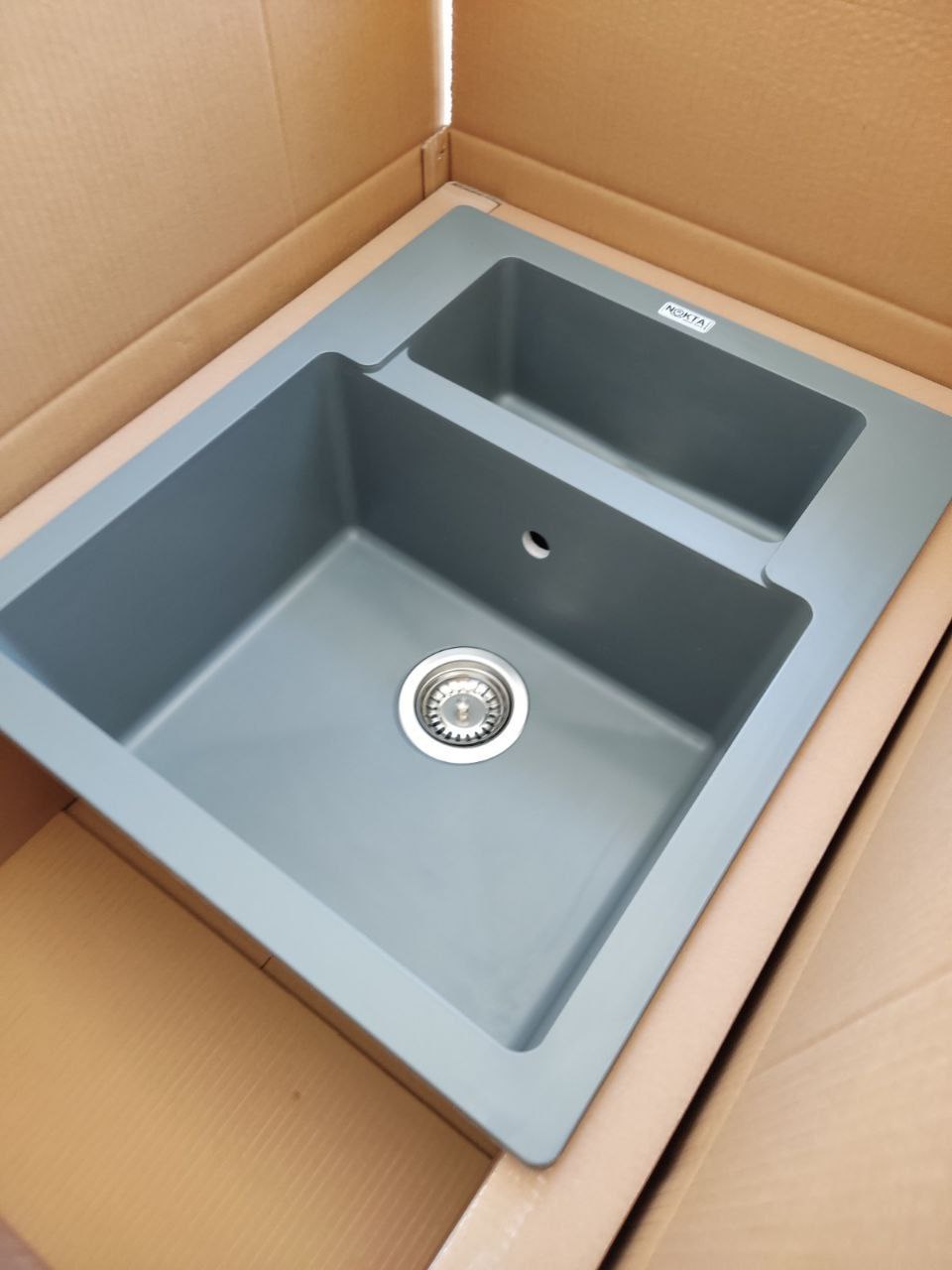 1.5goz60x50-7012-1--gri granit eviye