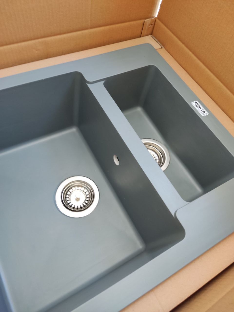 1.5goz60x50-7012-1--gri granit eviye