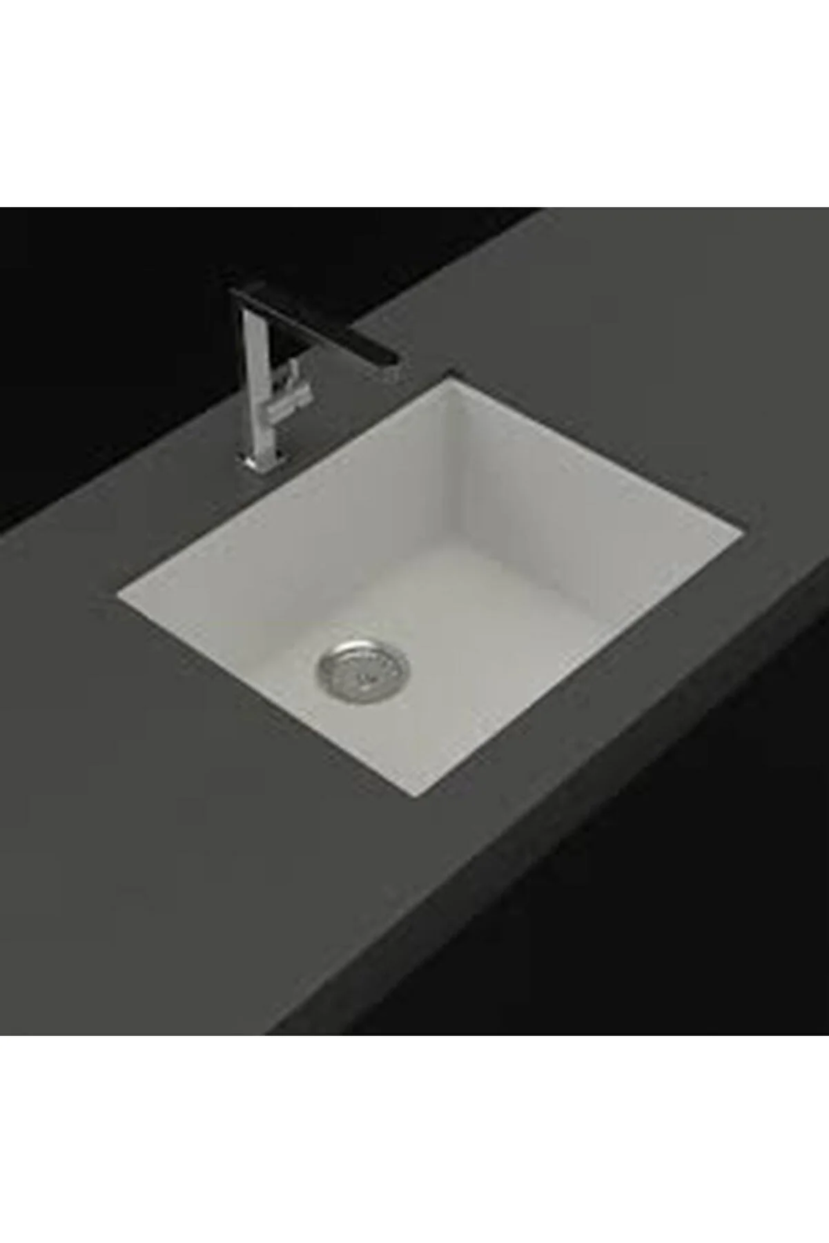 tezgah altı beyaz 55x50 granit evye nokta eviye tezgah altı beyaz 55x50 granit evye nokta eviye